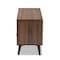 Baxton Studio Garrick Modern and Contemporary Two-Tone Grey and Walnut Brown Finished Wood 1-Drawer TV Stand 180-11226-Zoro - alternate 10